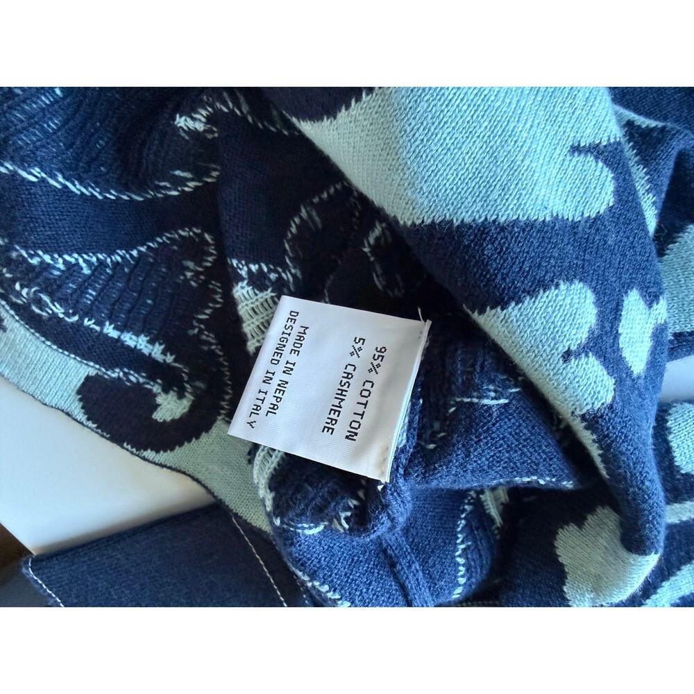 $495 New Happy Sheep Garden Knit Jacket - Cotton Cashmere - Small - Picture 7 of 11